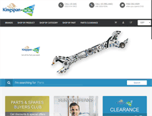 Tablet Screenshot of kepartshop.com
